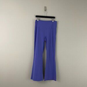 Lululemon Groove Super-High-Rise Flared Pants Nulu Charged Indigo Size 14